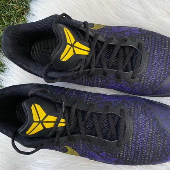 KOBE MAMBA RAGE COURT CITY EDITION SNEAKERS PURPLE YELLOW BLACK 9 - Picture 5 of 10